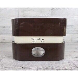 Vintage Terraillon Export 2000 Kitchen Scale Made in France 1970's Brown